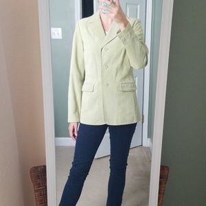 Womyn 100% Suede Leather Jacket Coat